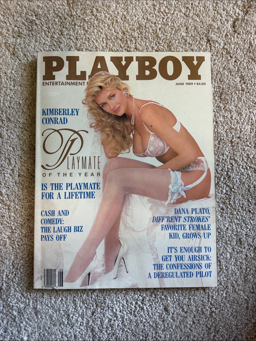 PLAYBOY 1989 Kimberley Conrad Playmate of the year Vintage